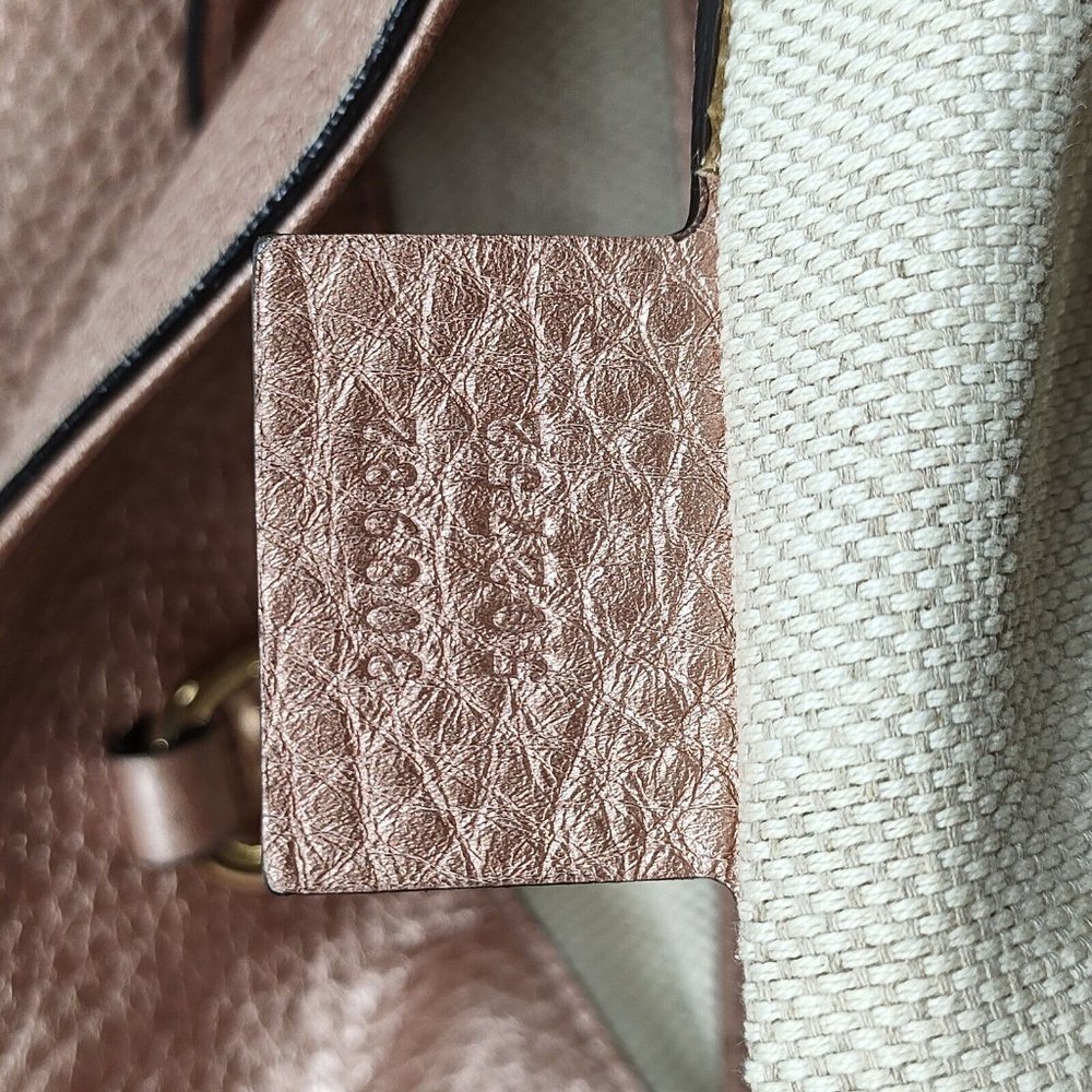 100% Authentic Gucci  Pink Leather Shoulder Bag - Picture 9 of 9